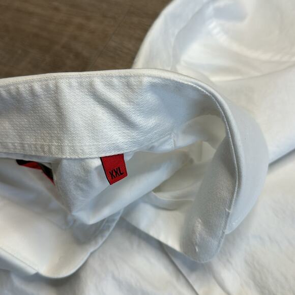 GR GEORG ROTH White Long Sleeve Collared Button Front Dress Shirt Men’s - Picture 3 of 8
